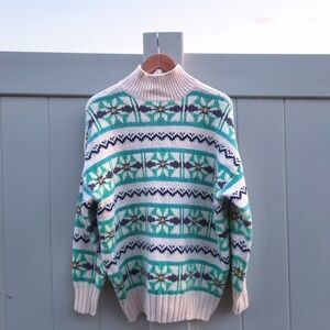 American Eagle Chunky Fairisle Sweater | Soft | Size XS